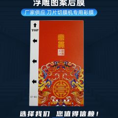 手机8寸浮雕图案后膜 适用iPhoneX手机保护膜 浮雕彩膜背贴激光