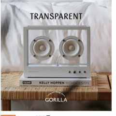 瑞典进口Transparent Speaker北欧蓝牙音箱高颜值透明低音炮音响