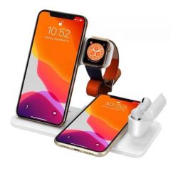 苹果11pro无线充电器四合一airpodspro快充Watch适用于三星iPhone