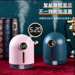 创意潜水艇加湿器 家用桌面USB雾化器 迷你空气加湿（粉）